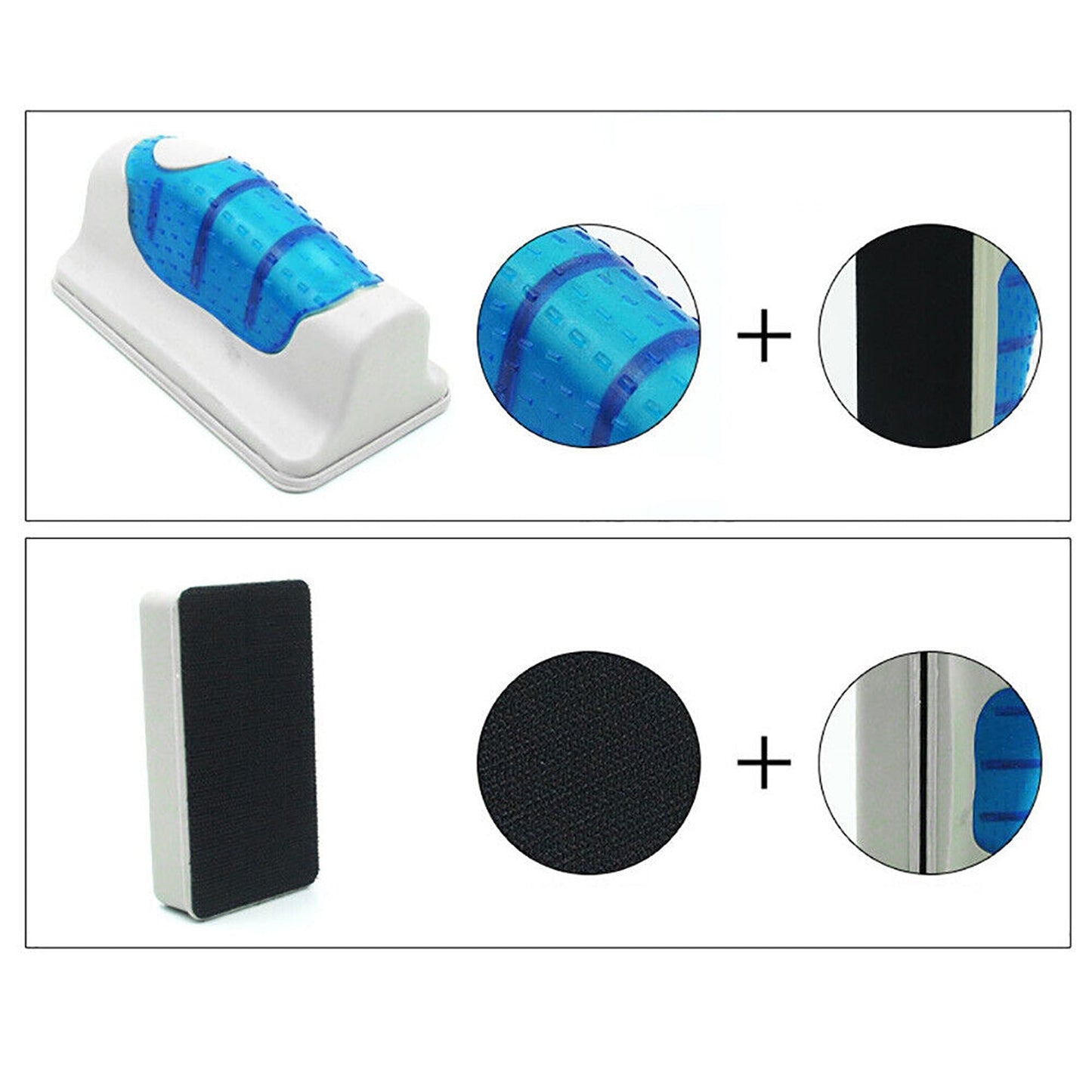 Aquatic Algae Glass Cleaner Magnetic Fish Tank Cleaning Brush