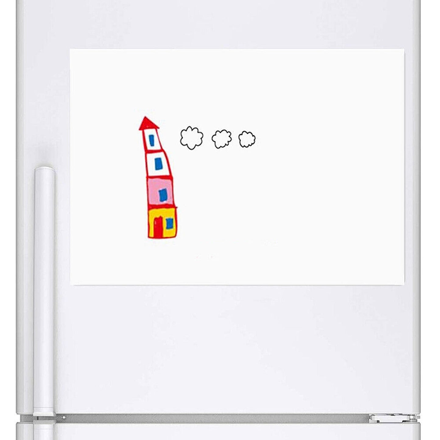 Magnetic Whiteboard for Fridge A3 Size Includes Markers and Eraser