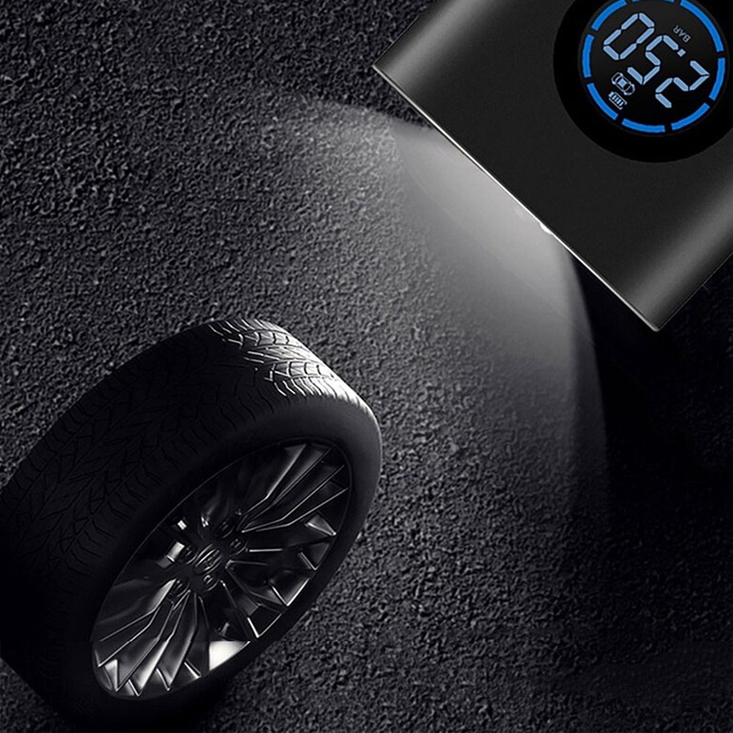 Portable Electric Tire Inflator Cordless Car Tyre Air Pump with USB