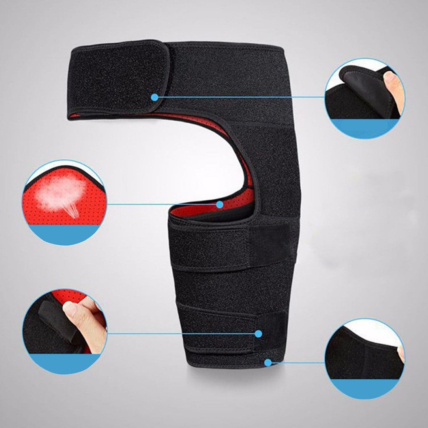 Compression Hip Brace for Sciatica and Thigh Support