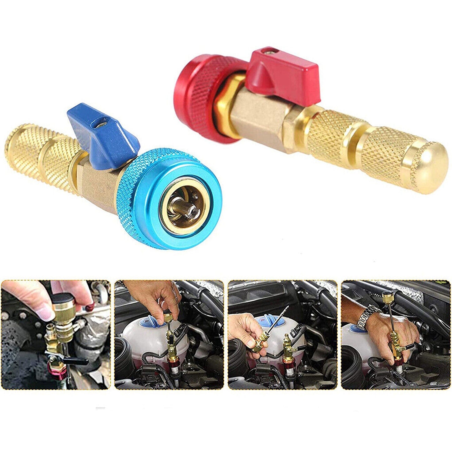 Car AC R134A Valve Core Removal Tool Set
