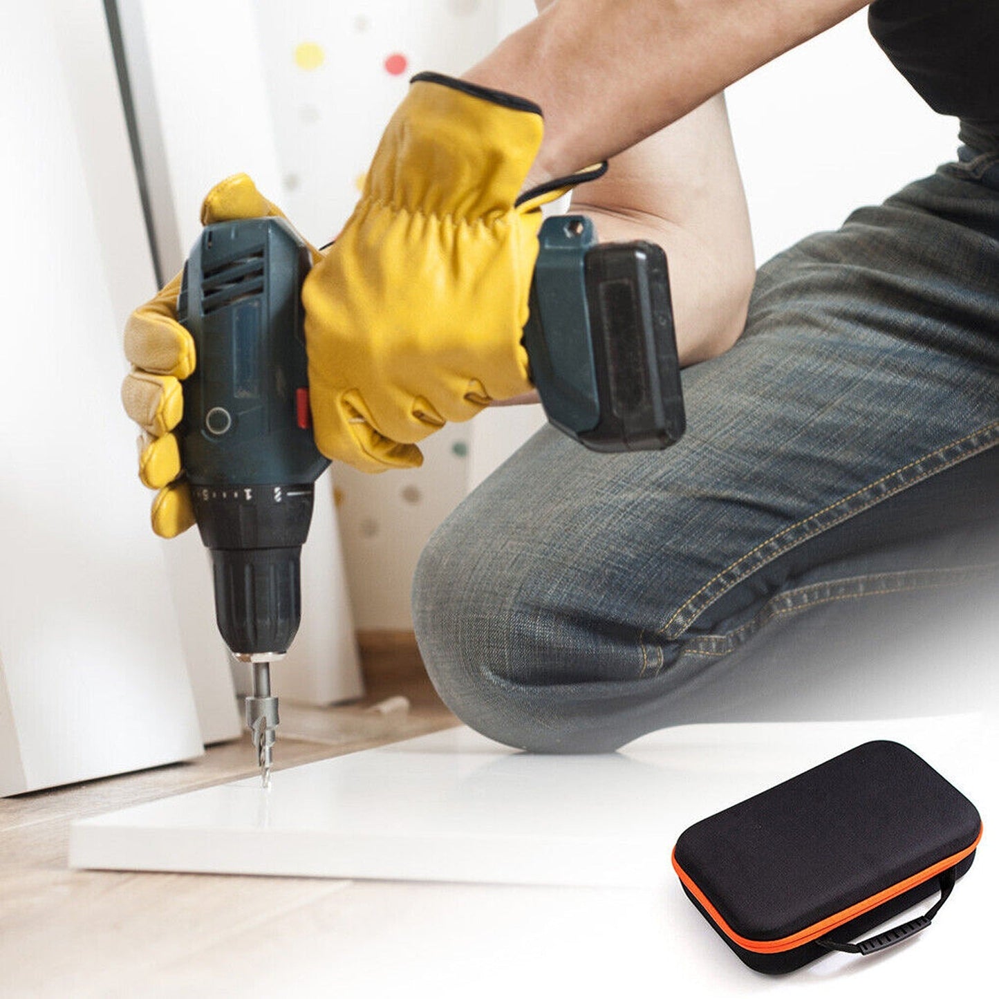 Shock-Proof Empty Tool Bag Multifunctional Organizer with EVA Zipper