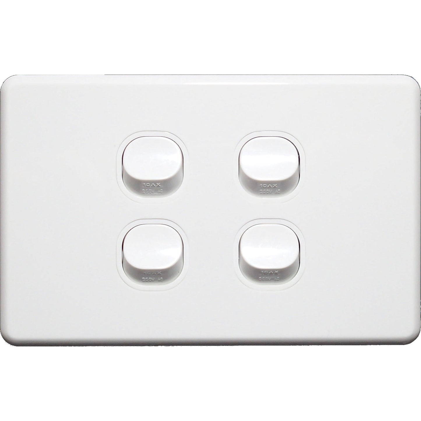 Wall Mounted Double Power Point with 3.6 Amp GPO Outlet Switch