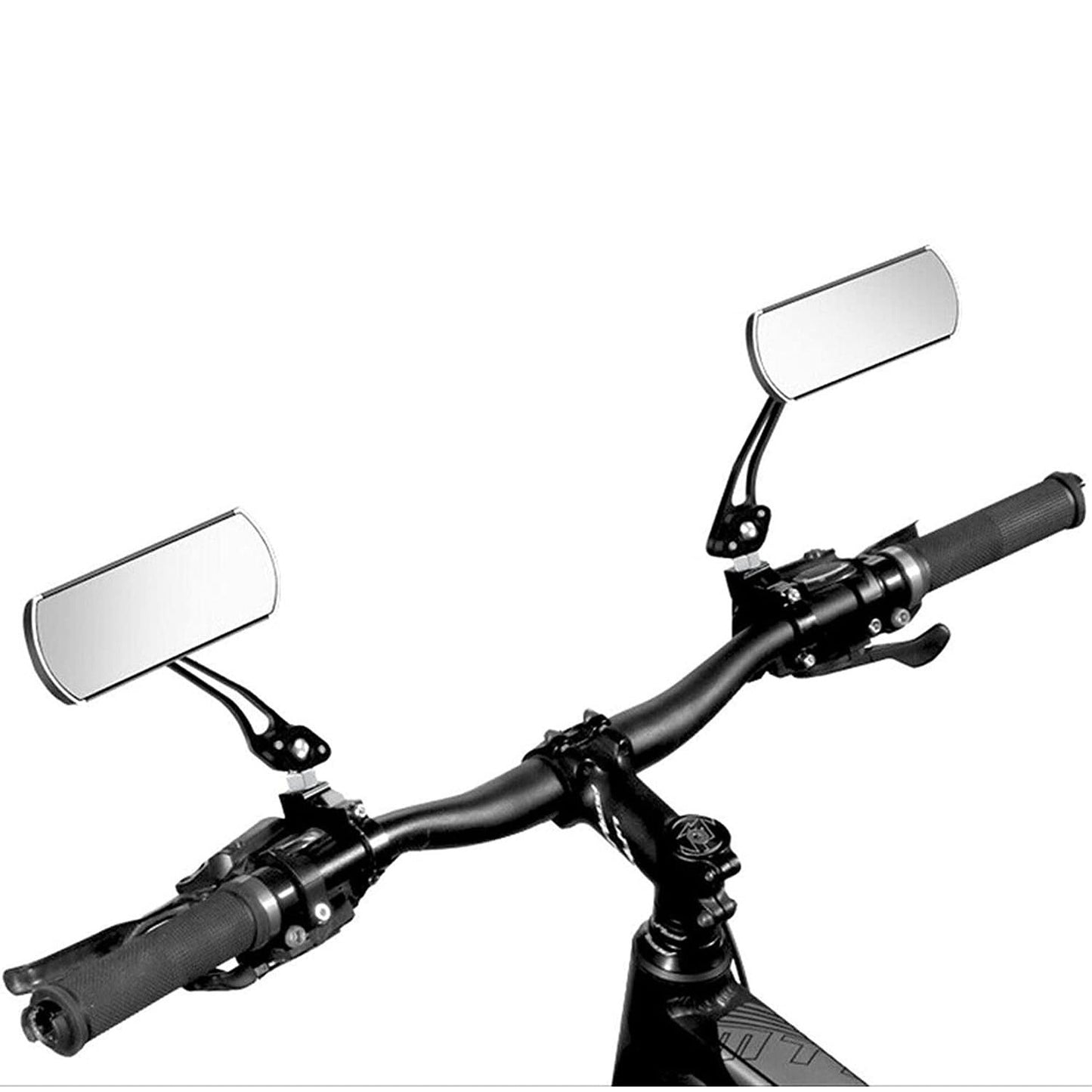 1pair Rectangular Rear View Cycling Mirror for Bicycle Handlebar