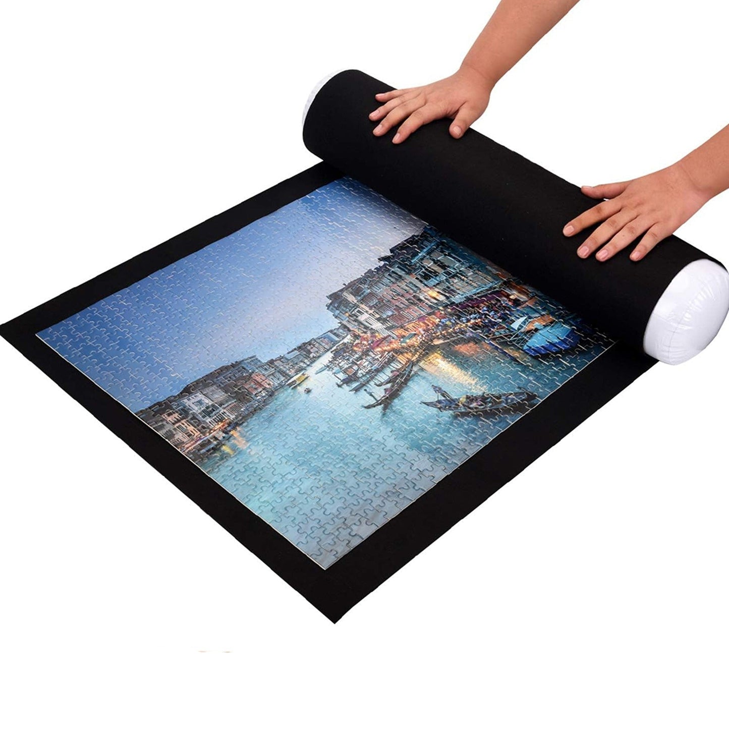 Puzzle Storage Roll Mat with Inflator Tool Jigsaw Saver Pad 1500pcs