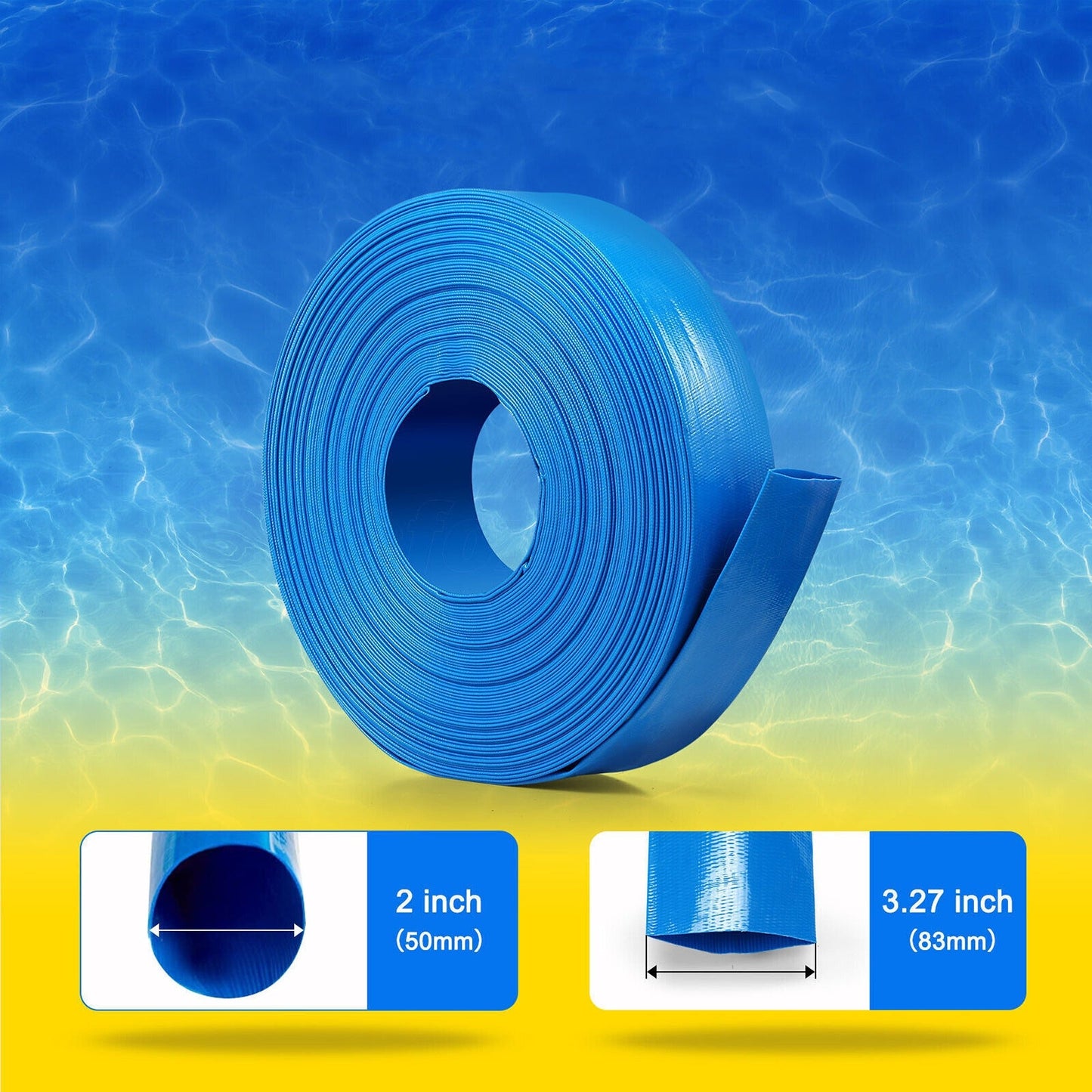 Discharge Hose PVC Layflat Water Pump Transfer Pipe