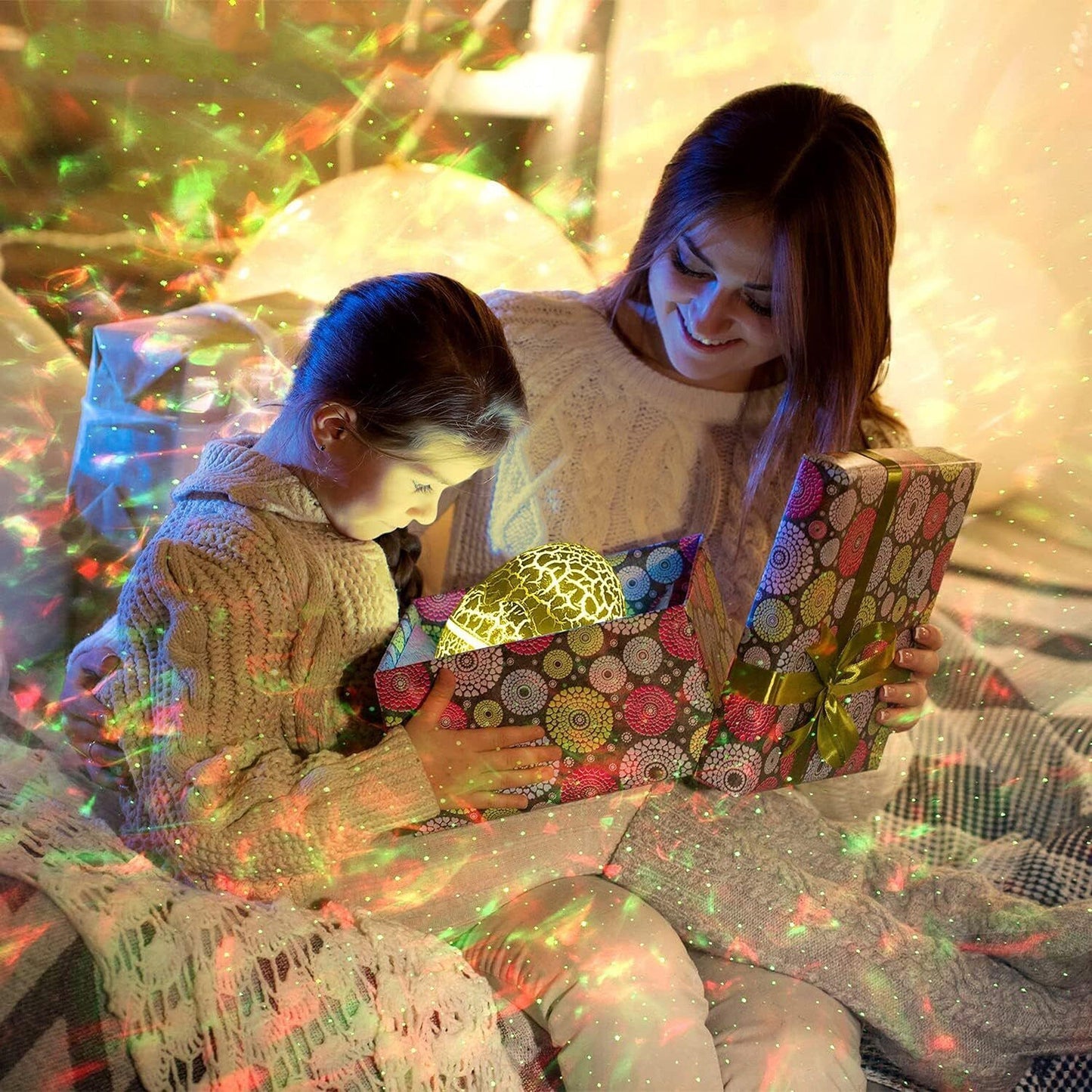 Galaxy Star Wireless Projector with Dinosaur Egg Design and Music Player