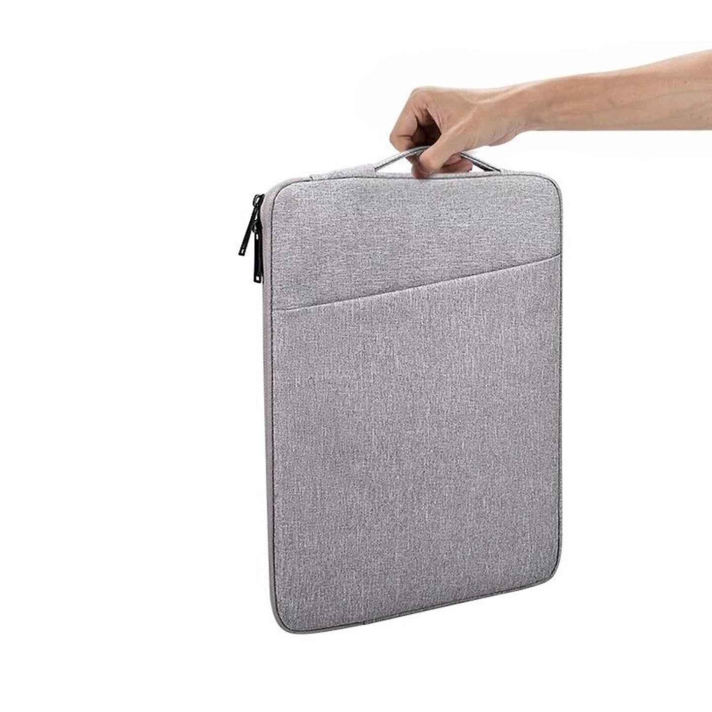 Light Grey Laptop Sleeve Bag Carry Case 13in 14in 15in 16in For MacBook Air Pro Dell HP