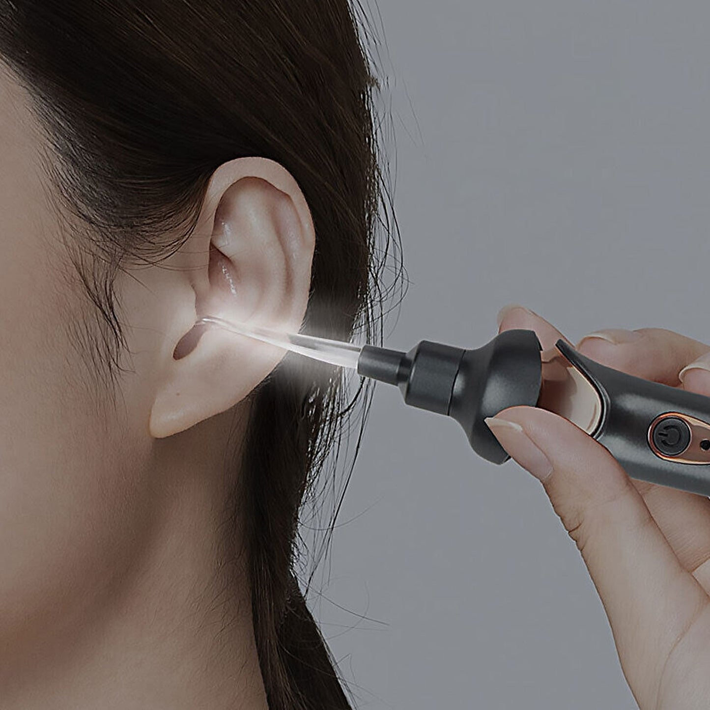 Vacuum Ear Wax Removal Tool with LED Light Ear Cleaner Scoop