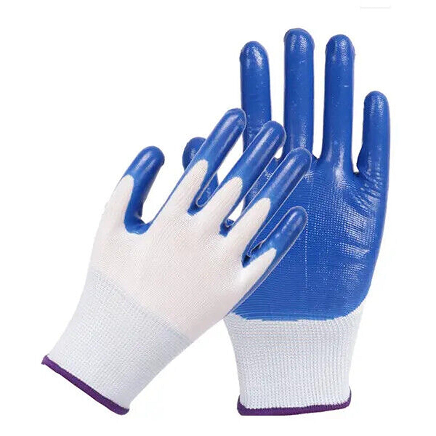 General Purpose Work Gloves Nitrile Coated Garden Hand Protection