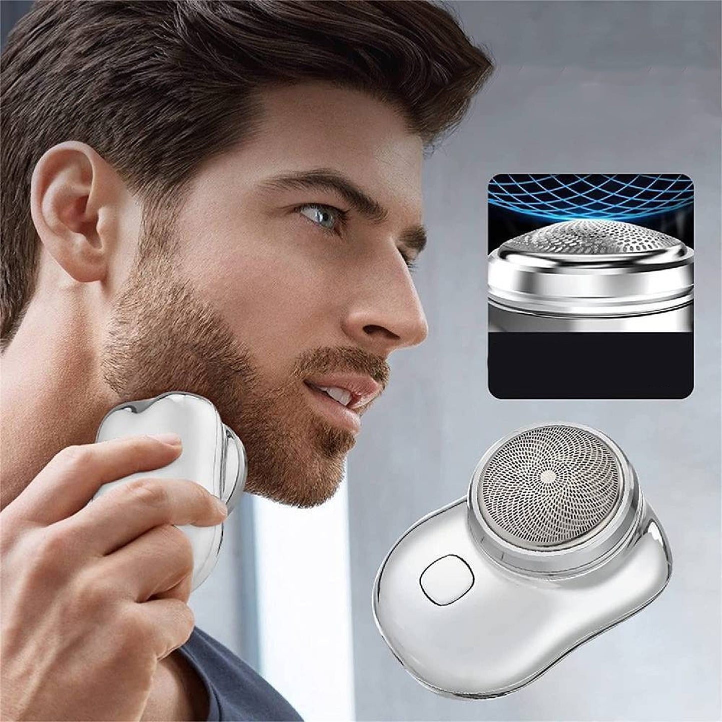 Compact Portable Electric Shaver for Men Mini Business Gift