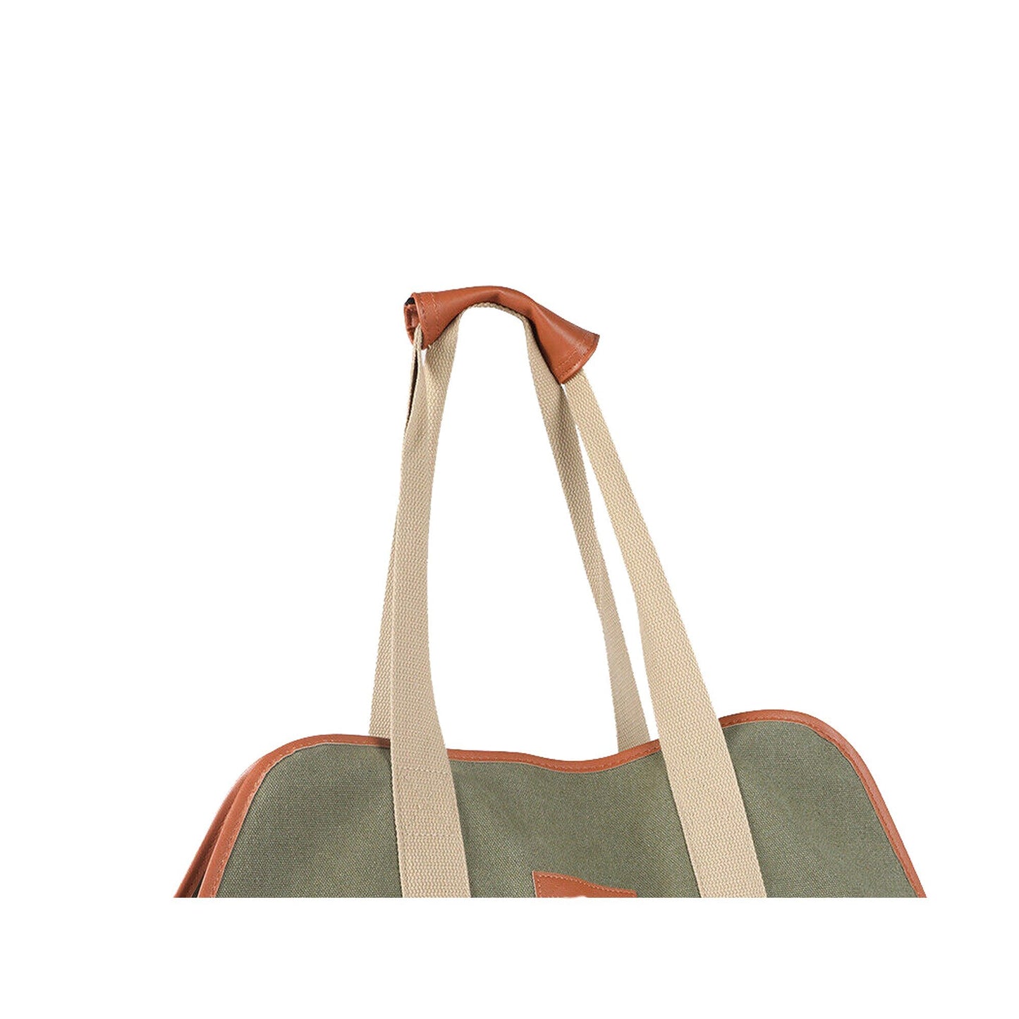 Canvas Firewood Carrier Bag Wood Carrying Holder Tote for Fireplace Tools