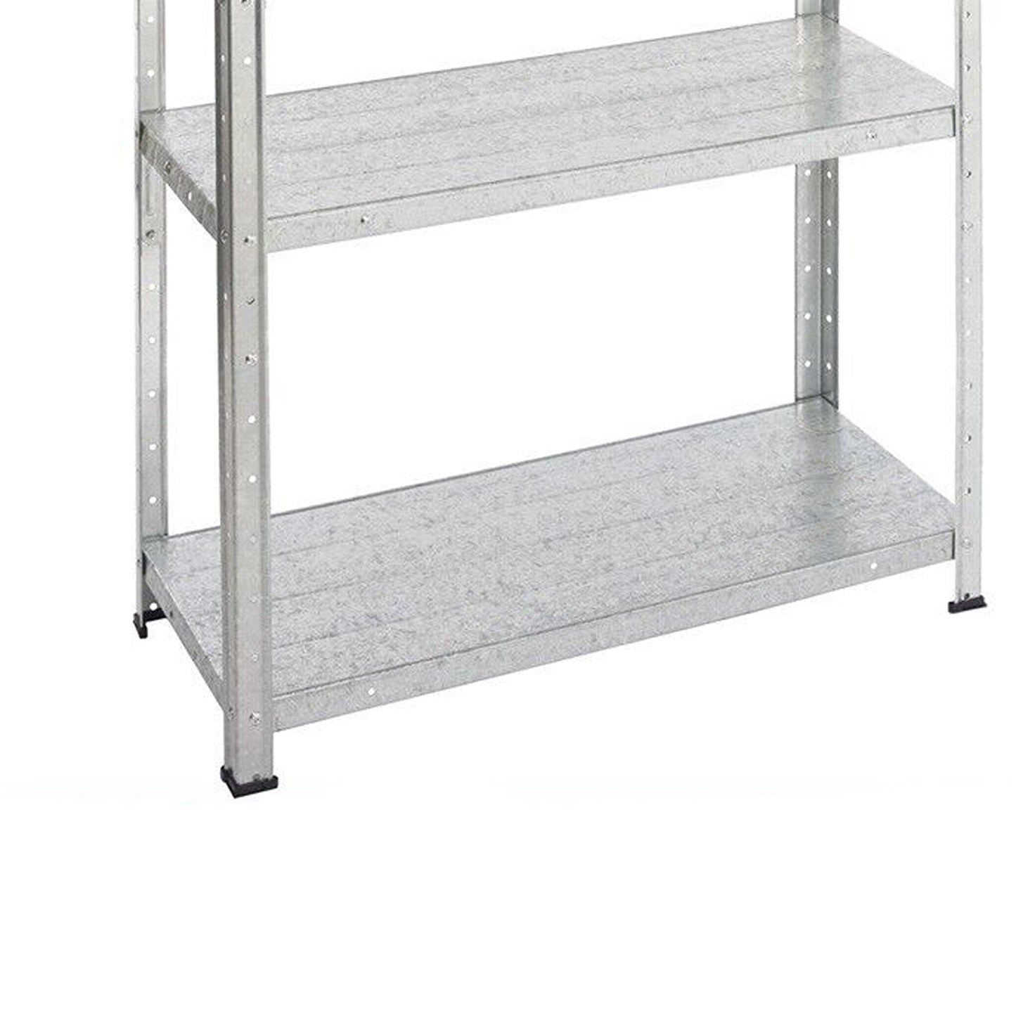 4-Tier Metal Storage Shelf Rack for Garage and Industrial Use