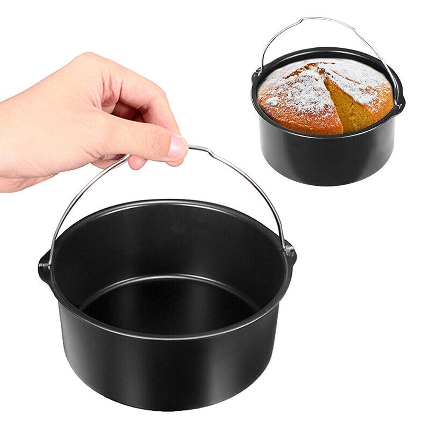 Frying Accessories for Air Fryer - Cage Pan Rack