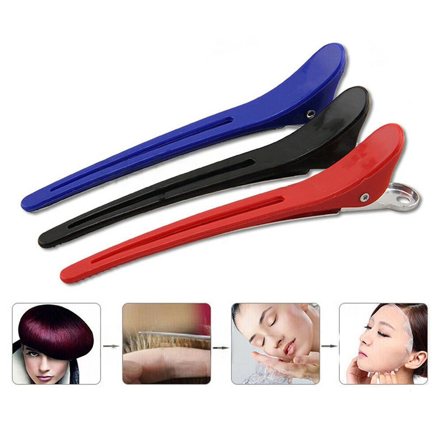Salon Quality Hair Clamps Sectioning Clips for Styling
