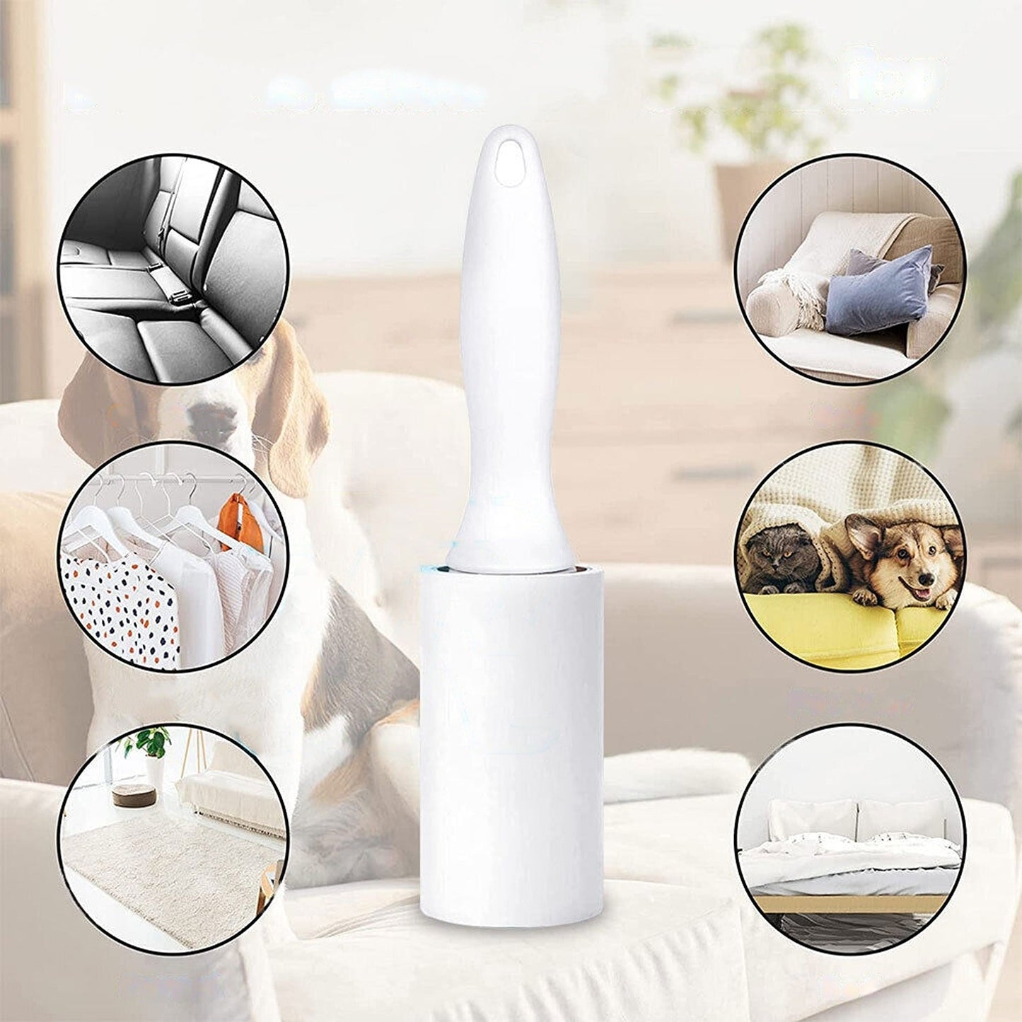 Lint Roller with Refills for Pet Hair Dust Remover from Clothes