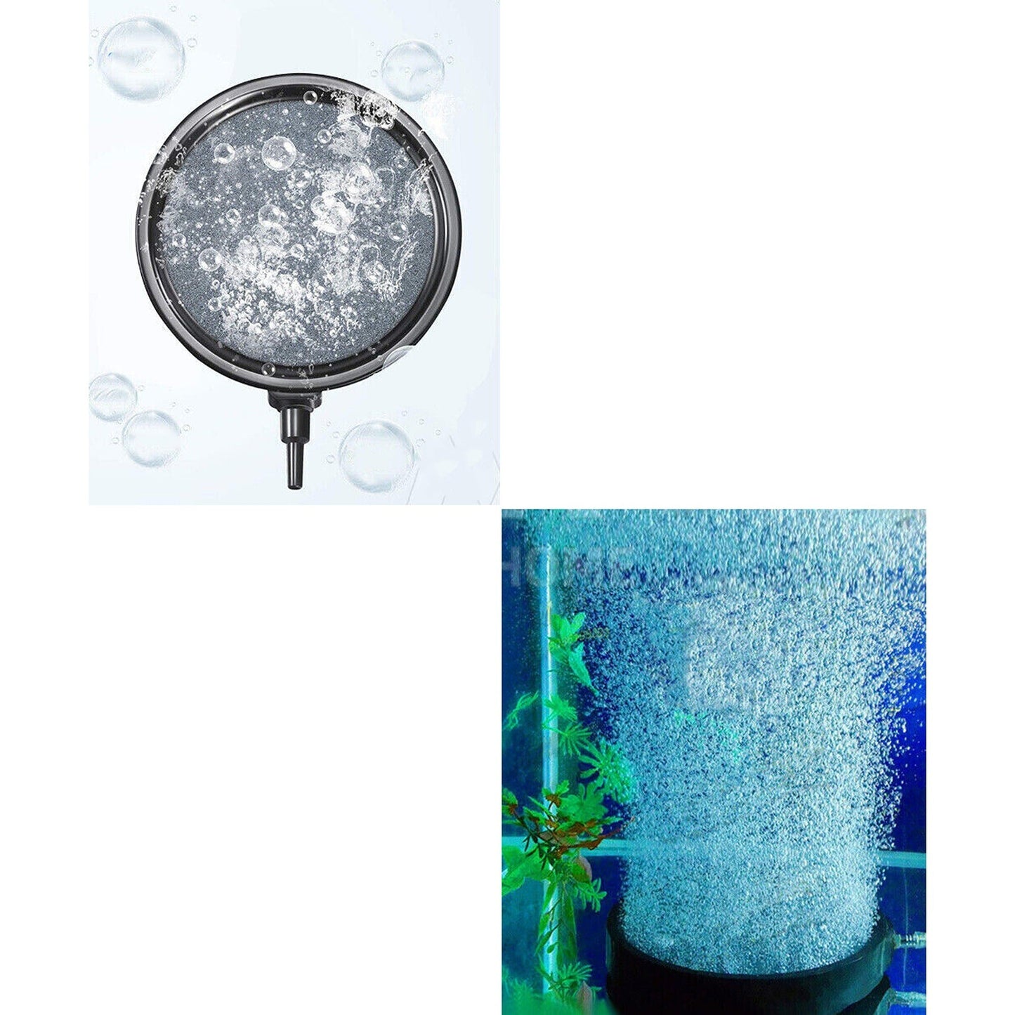 Round Airstone Disk for Aquarium Hydroponics and Fish Tank