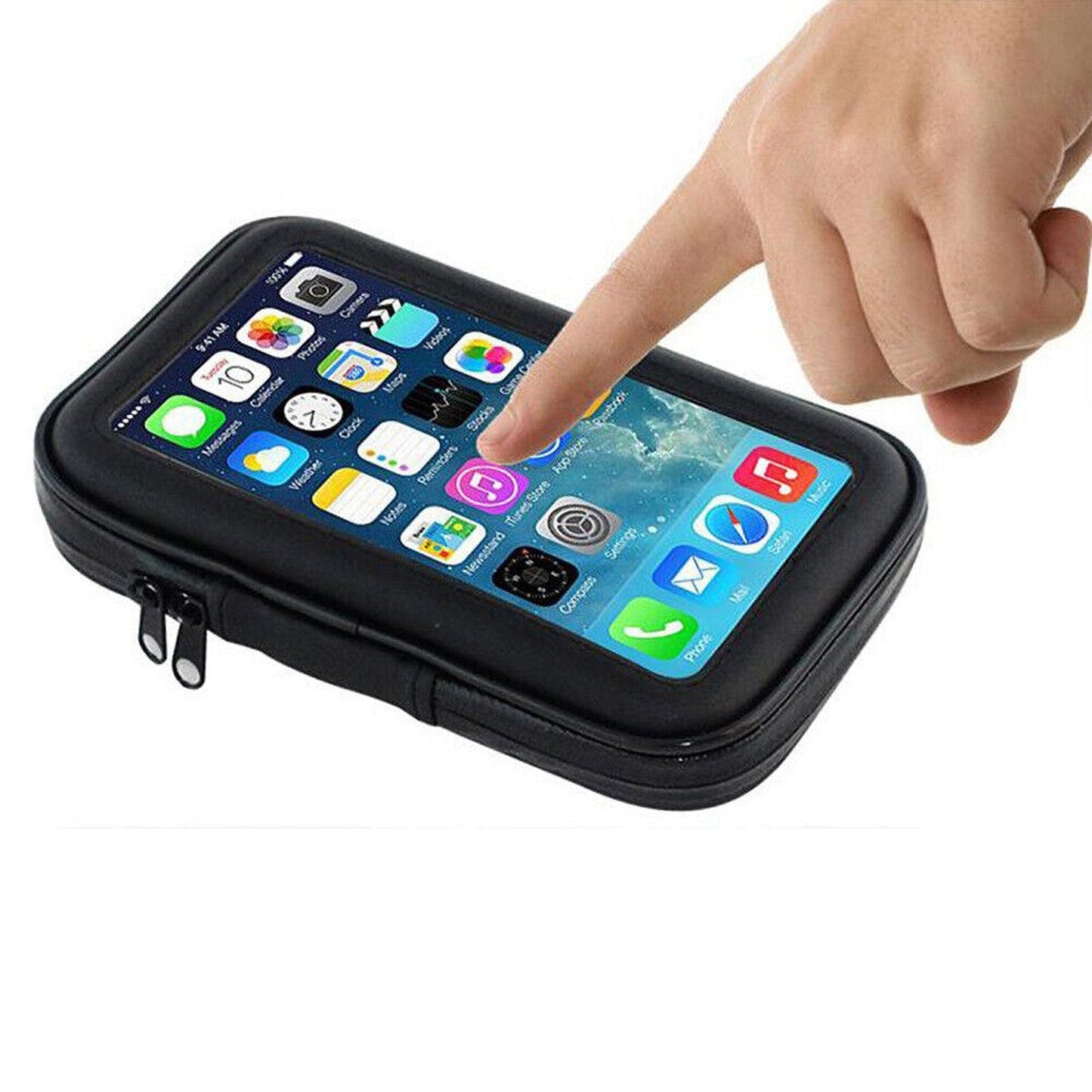 Motorcycle Handlebar Mount Phone Case Waterproof Bike Holder
