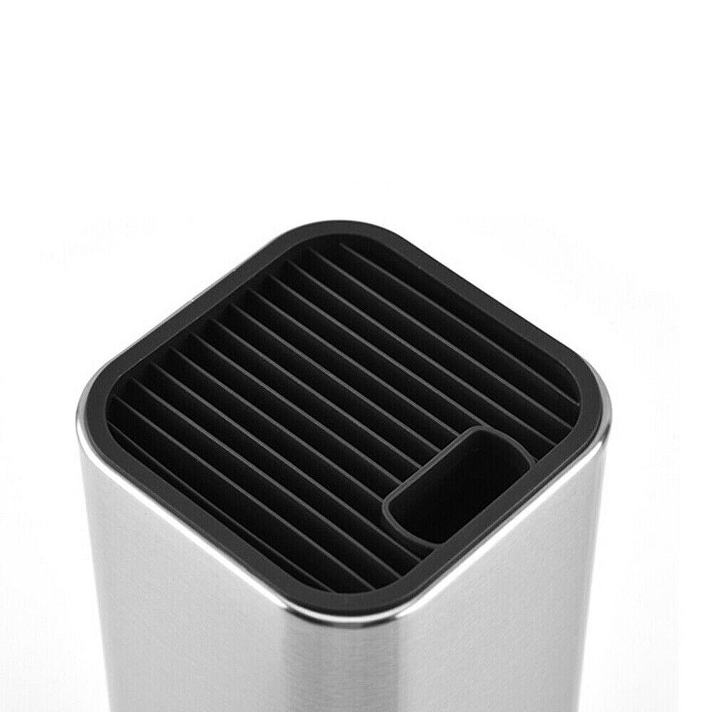 Stainless Steel Knife Block Set Universal Knife Holder and Organizer