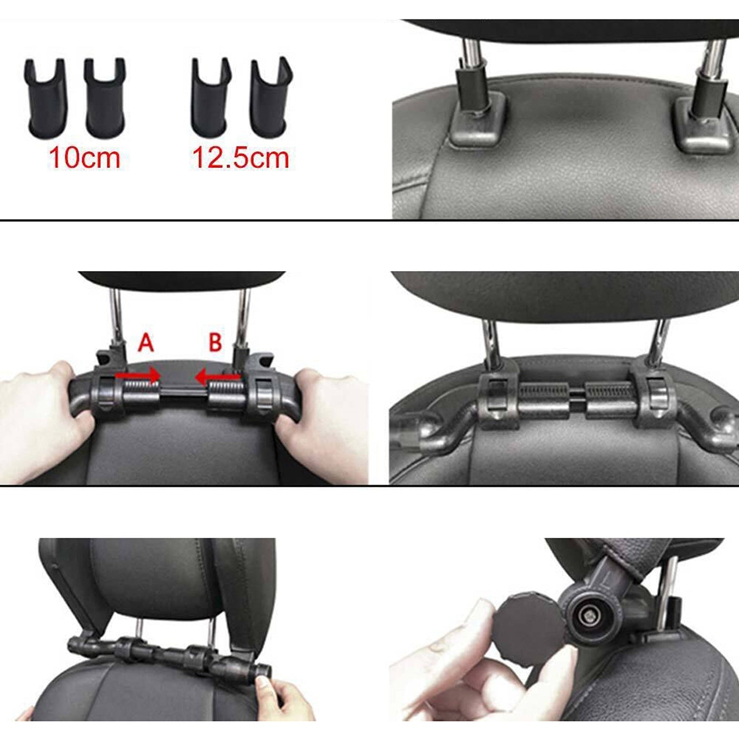 Adjustable Car Seat Headrest Cushion for Neck Support Soft Pillow