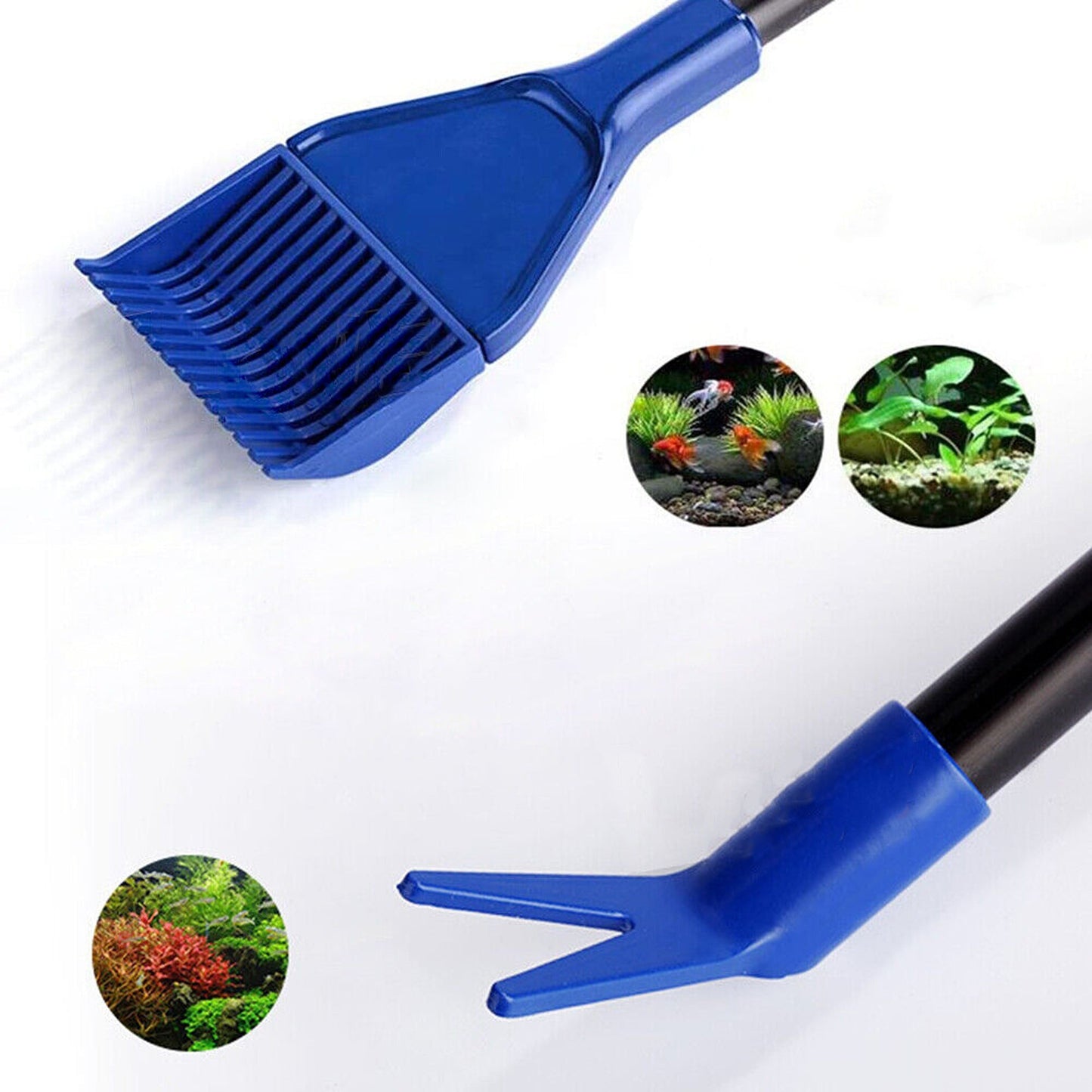 Aquarium Gravel Cleaner Water Fish Tank Cleaning Vacuum Tool Brush