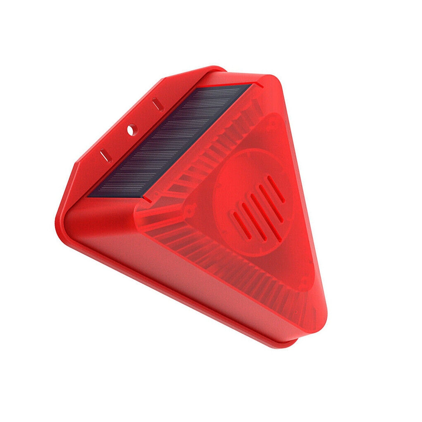 Solar Powered 129db Alarm Warning Light with Motion Sensor and Strobe