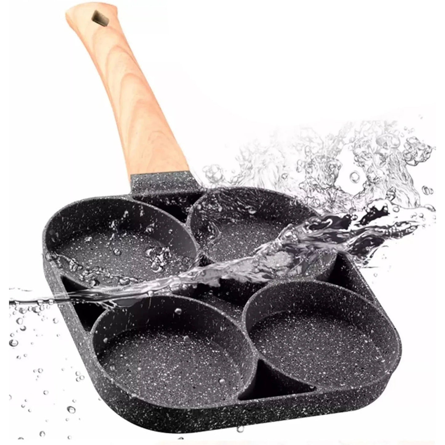 Non-Stick 4 Cup Breakfast Egg Pancake Cooking Pan