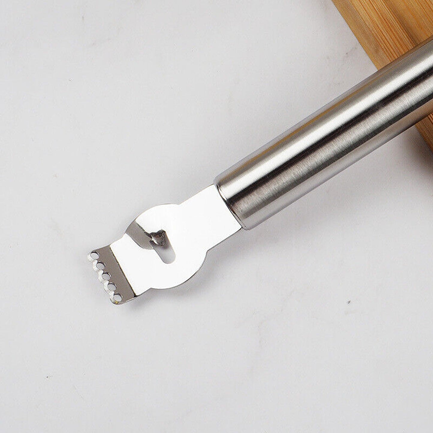 Stainless Steel Lemon Zester and Channel Knife for Citrus Garnishing