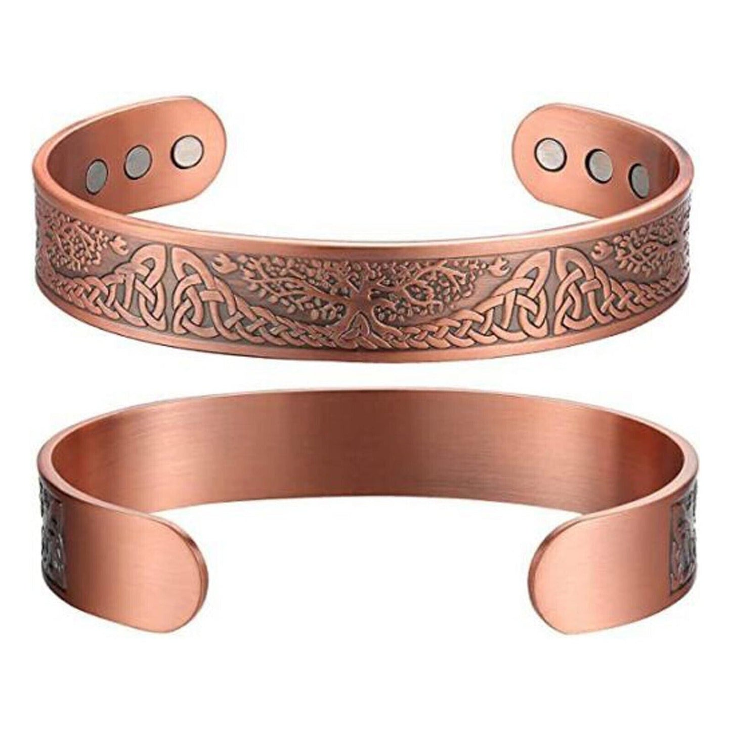 Magnetic Copper Bracelet for Arthritis Pain Relief Therapy Cuff