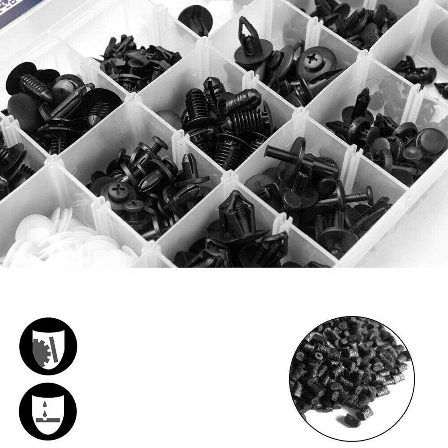 Car Body Fastener Retainer Clips Kit Universal Plastic Auto Trim Clips 1586 Pieces