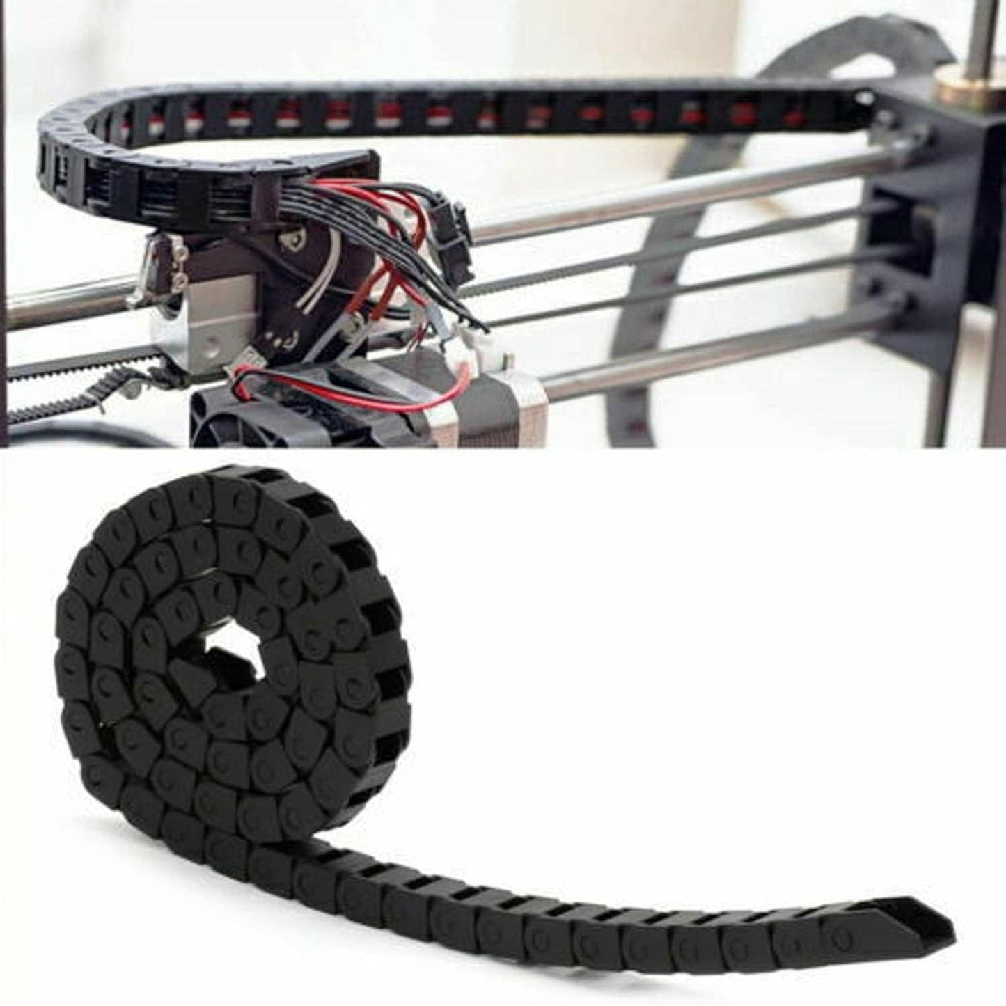Plastic Cable Drag Chain for Protecting Wires in Machinery