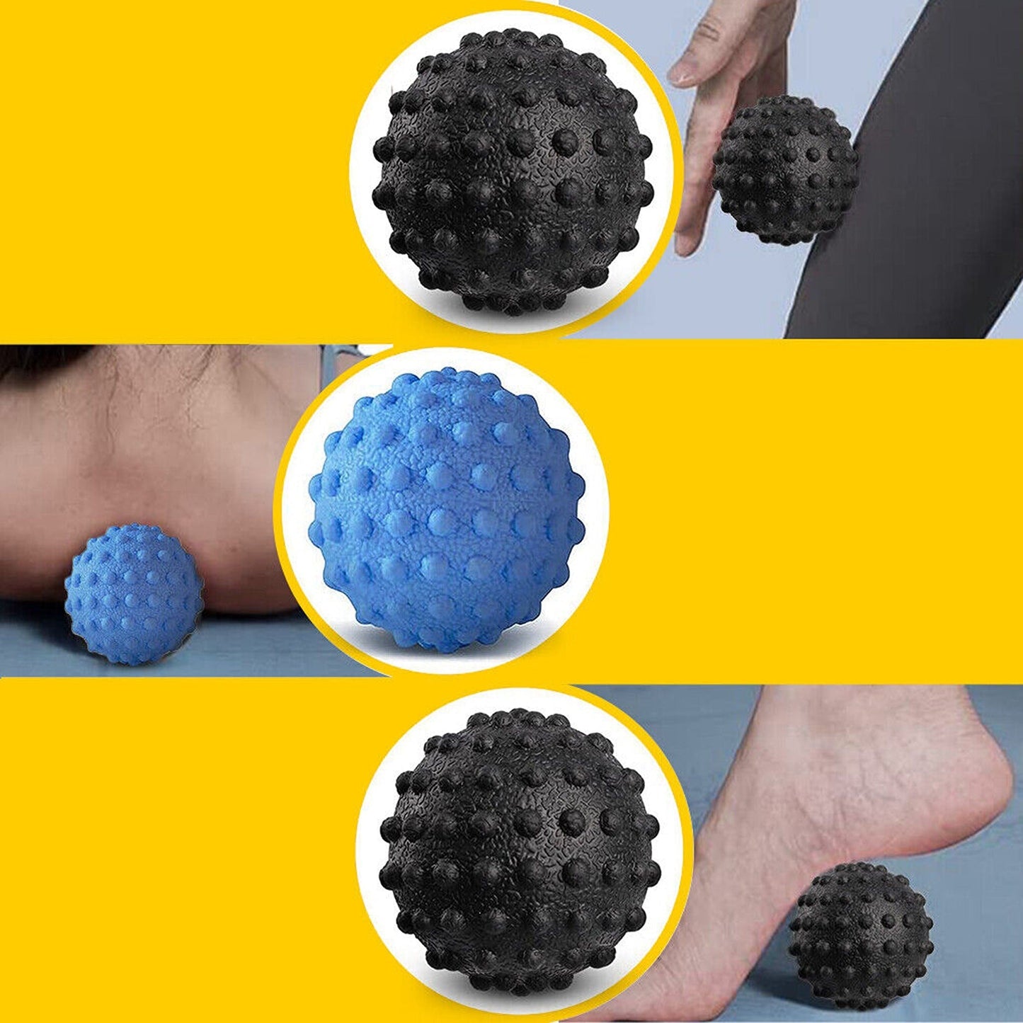 Spike Massage Ball for Trigger Point Therapy and Sports Fitness