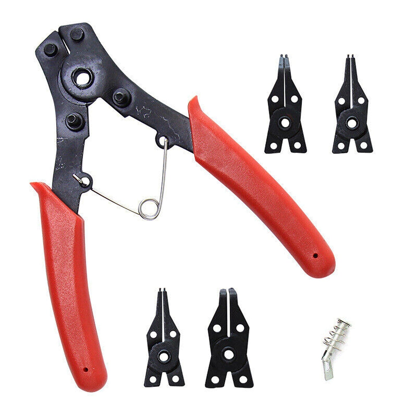 Versatile 4-in-1 Spring Release Circlip Pliers Set for Multiple Uses