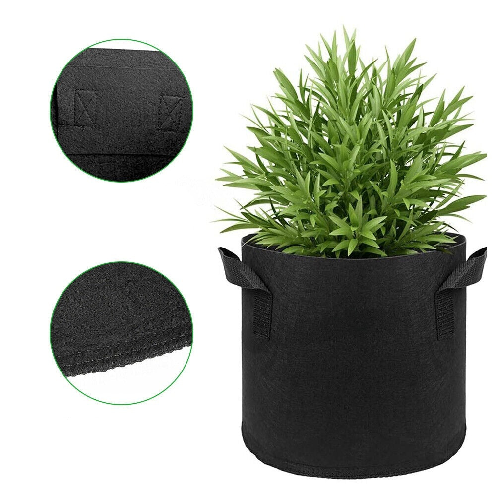 Grow Bags for Plants Fabric Pots with Handles 3 to 10 Gallons