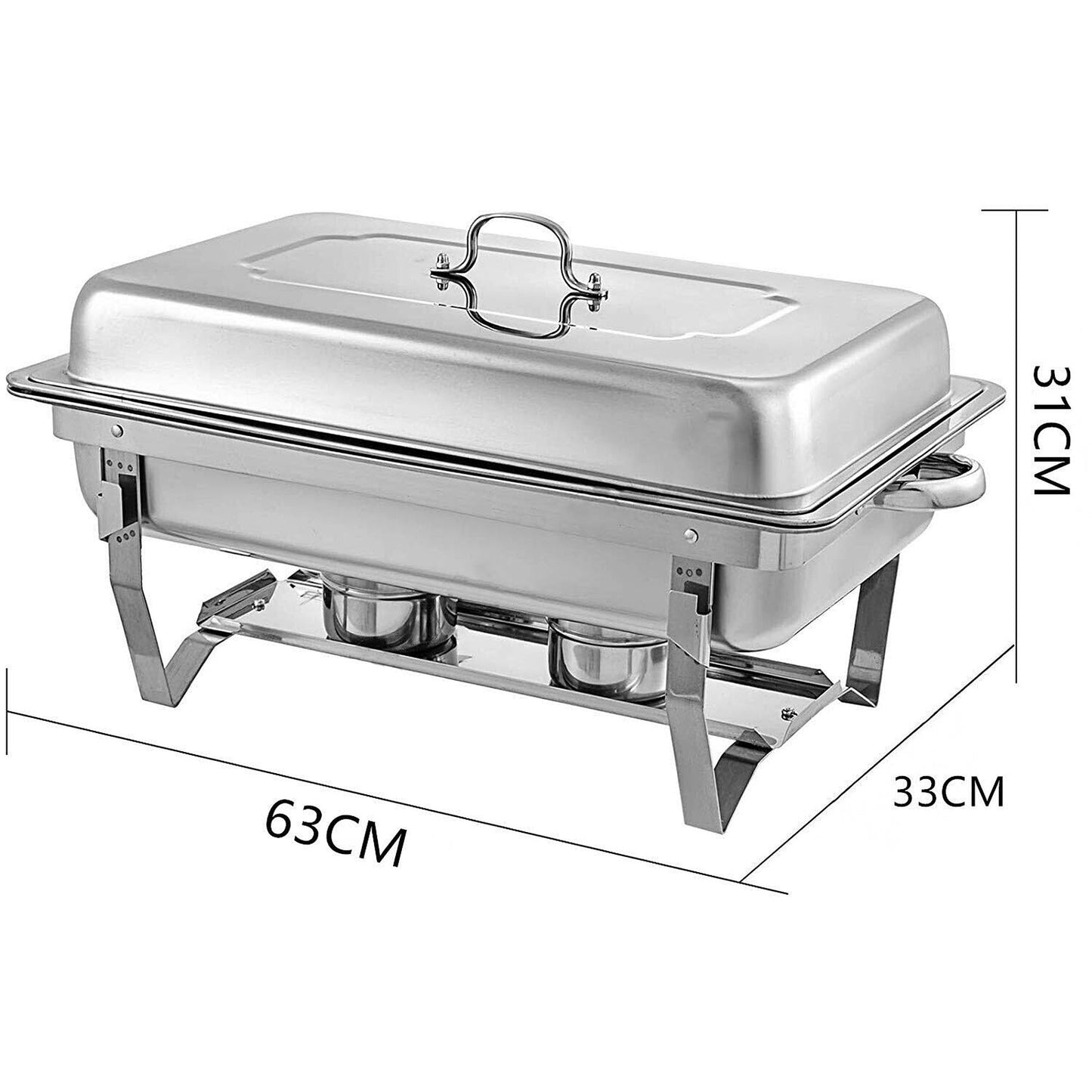 Insulated Stainless Steel Chafing Dish for Buffet Bain Marie