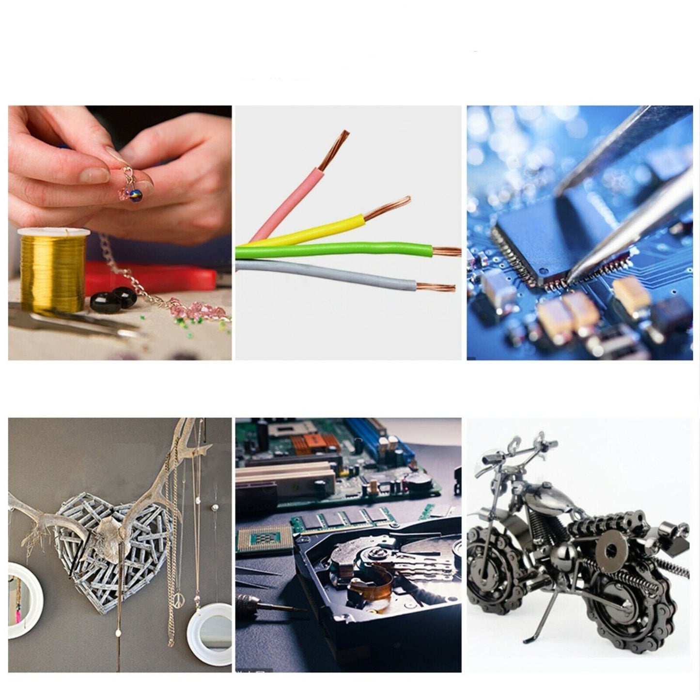 6in Bent Snip Needle Nose Pliers for Jewelry and Wire Cutting