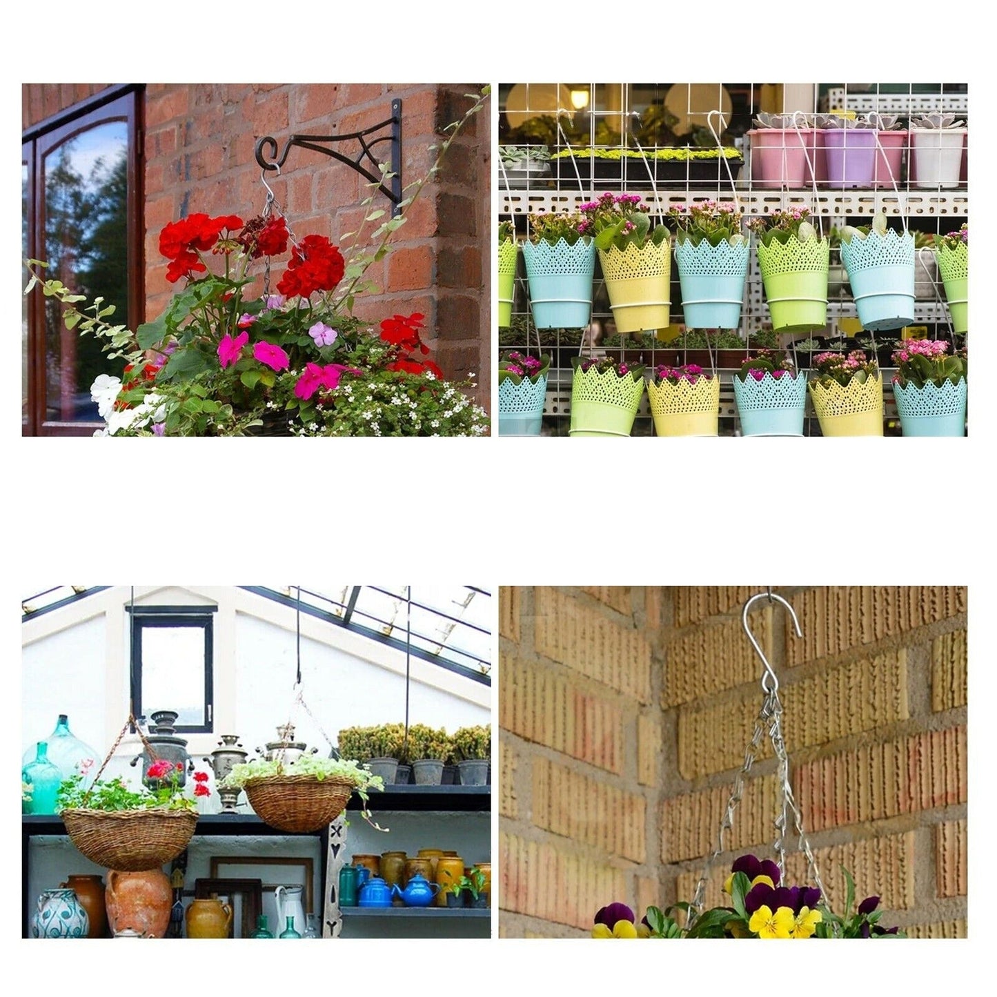 Heavy Duty 150 x 5mm Steel Garden Hanging S Hook for Clothes Pan