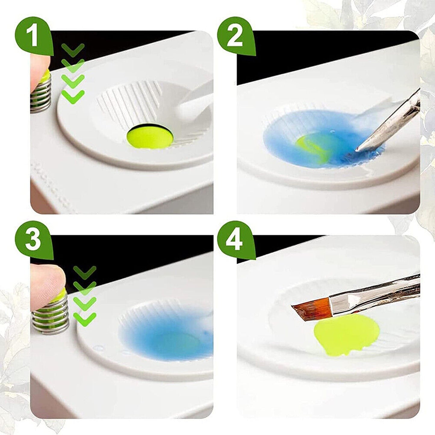 Paint Brush Cleaning Rinser with Running Water Cycle