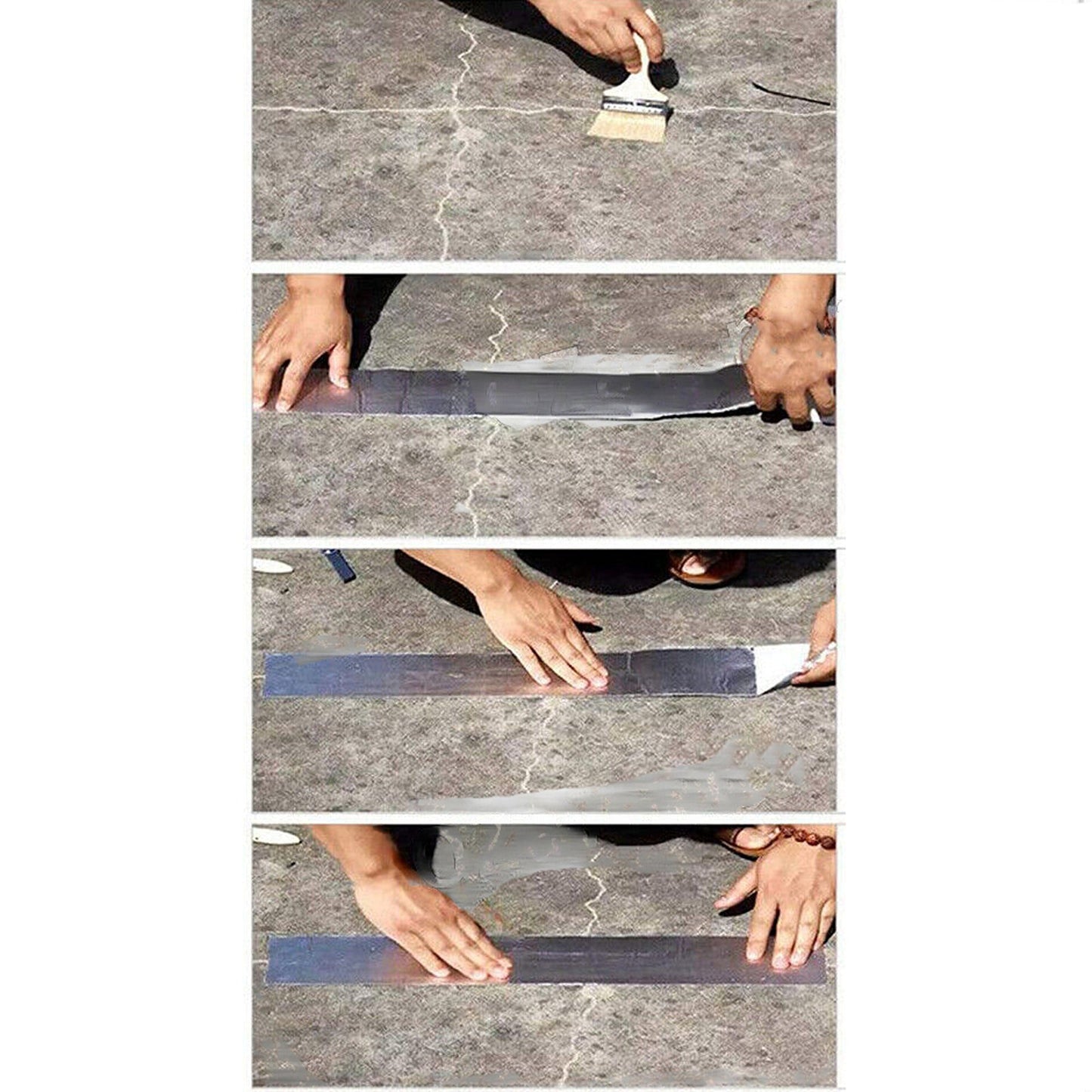 Roof Repair Waterproof Tape Butyl Rubber Aluminium Foil 100mm 5m