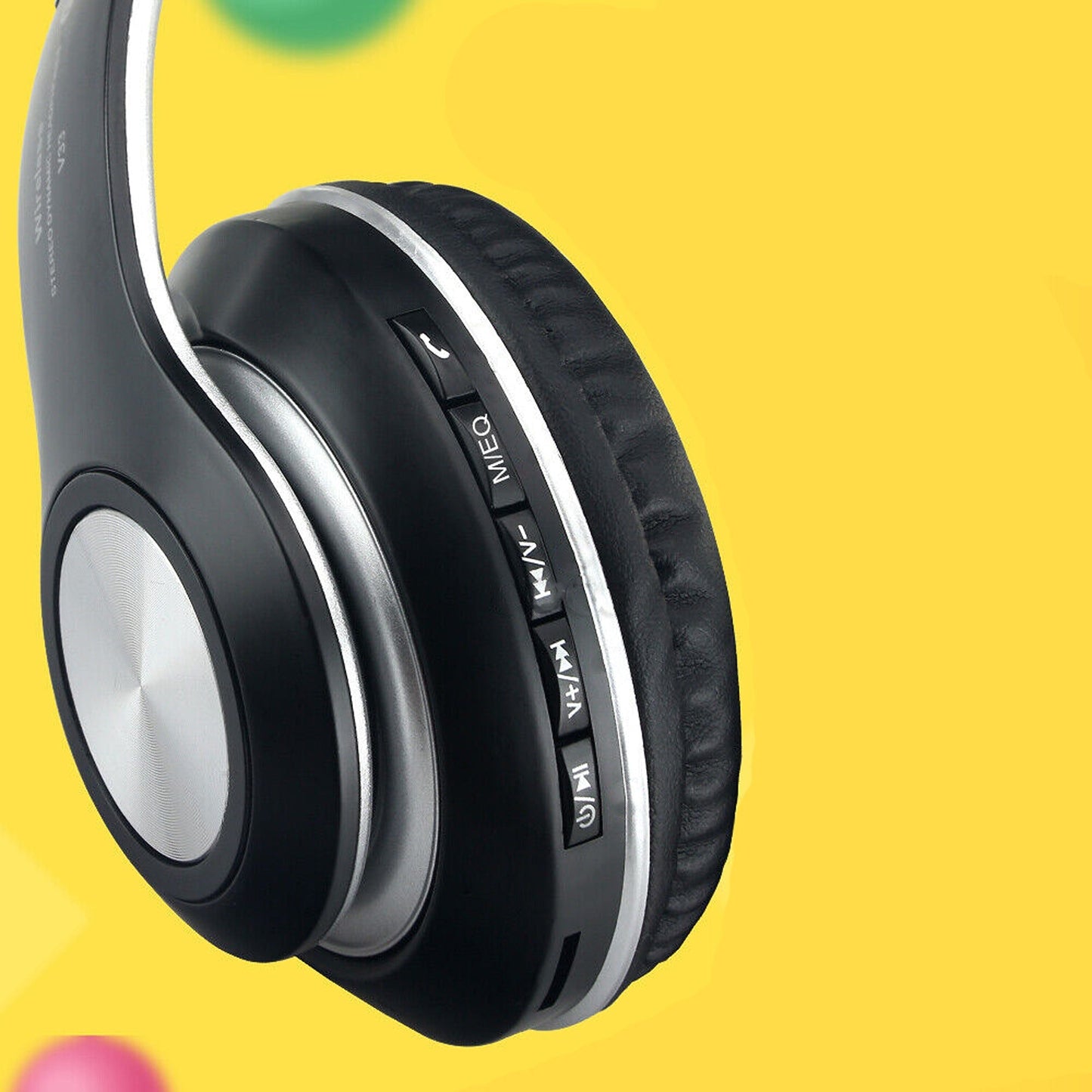 Rechargeable Bluetooth Wireless Headphones with Microphone