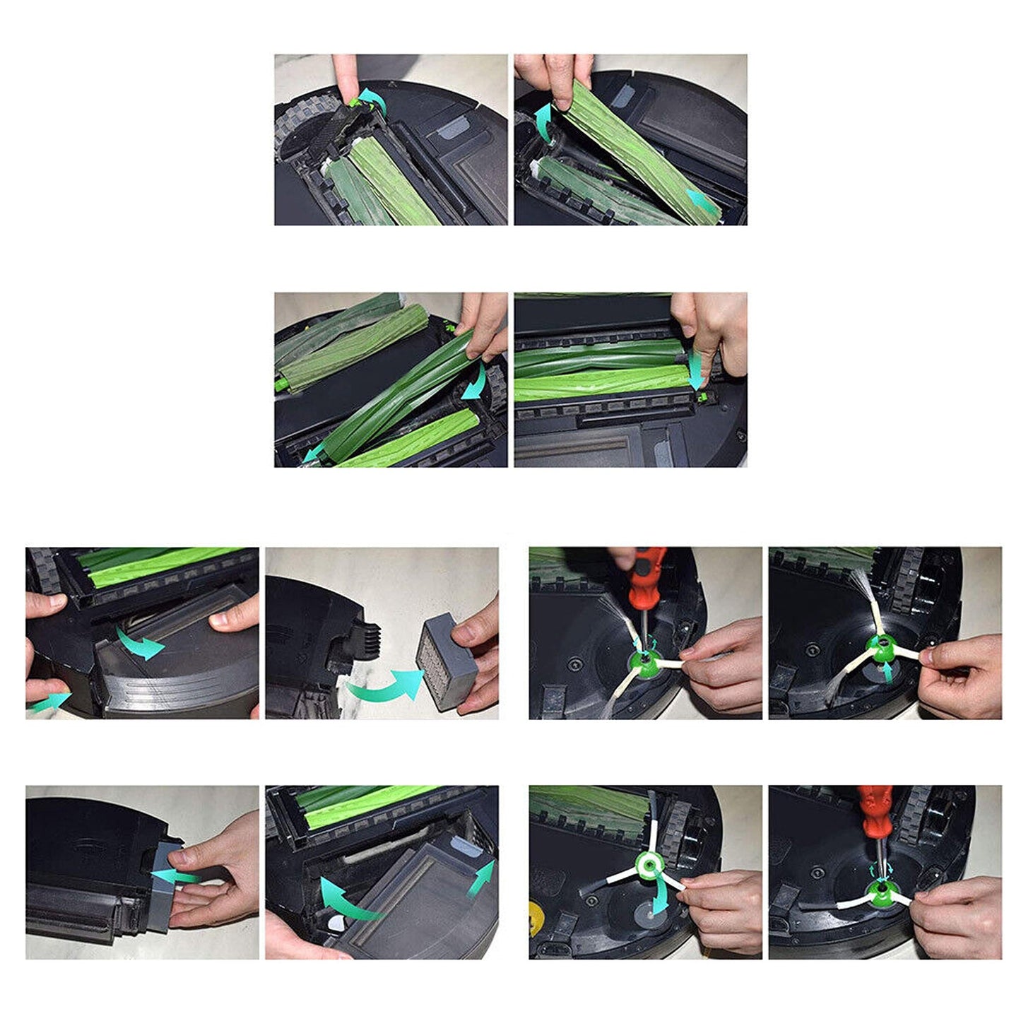 Roomba Replacement Accessories Brushes and Filters for iRobot Roomba i7 i7 Plus i8 i6 E5 E6 E7