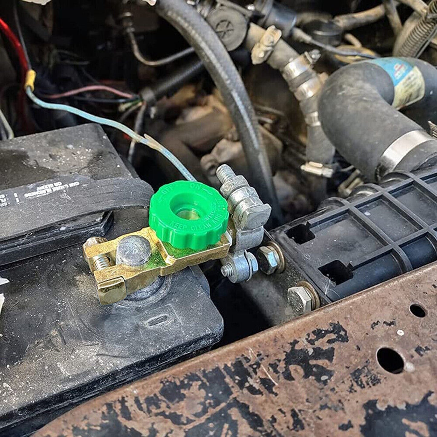 2pcs Motorcycle and Car Battery Disconnect Switch Isolator Cut Off