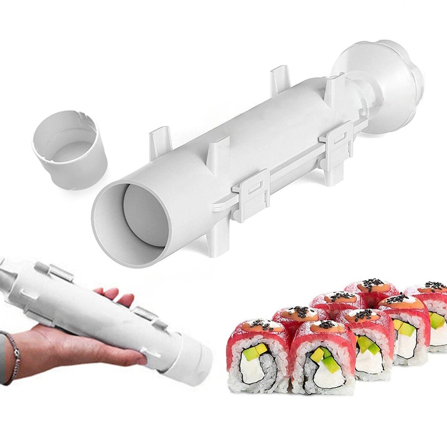 DIY Sushi Roll Maker Bazooka Meat Vegetable Rice Mold Tube