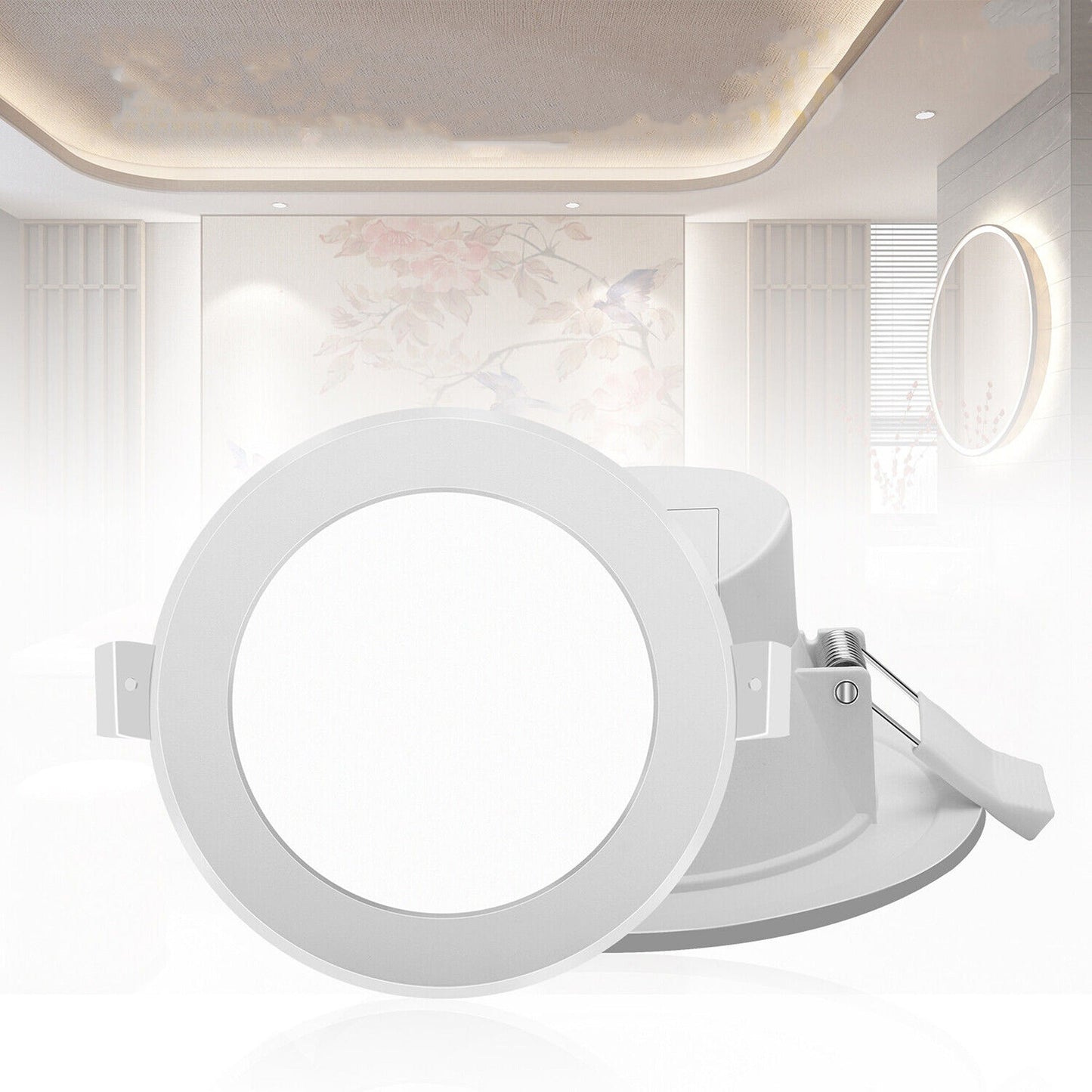 60pcs 5W Warm White Downlight Kit with Indoor Ceiling Recessed