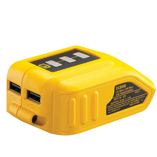 USB Charging Battery Adapter for DEWALT Power Bank Charger DCB090 Mobile Phone