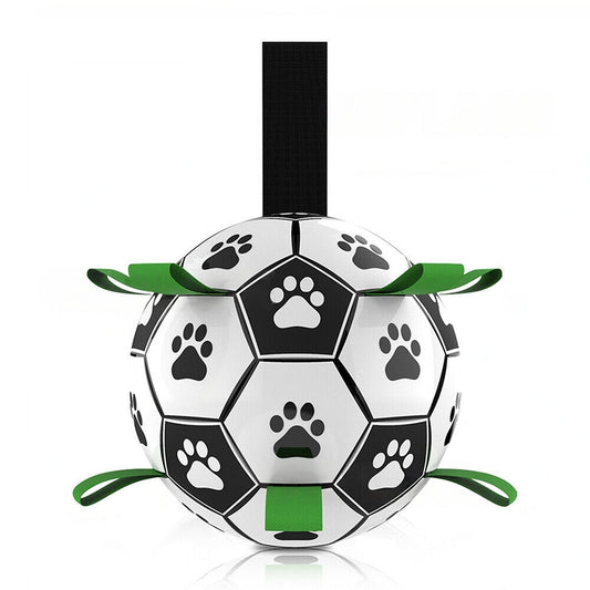 Pet Football Water Tabs Toy Interactive Dog Soccer Ball with Pump