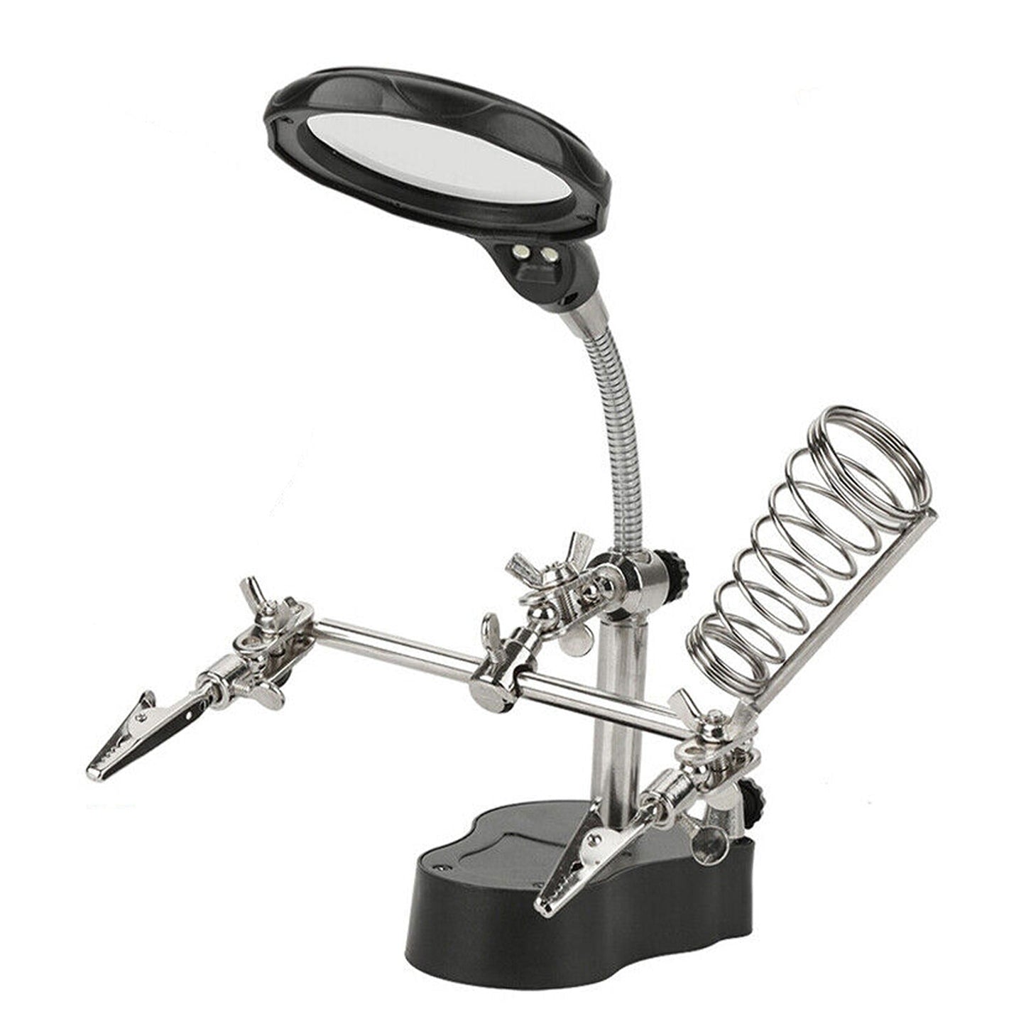 Magnifying Desk Lamp with LED Light for Precision 12X Magnifier