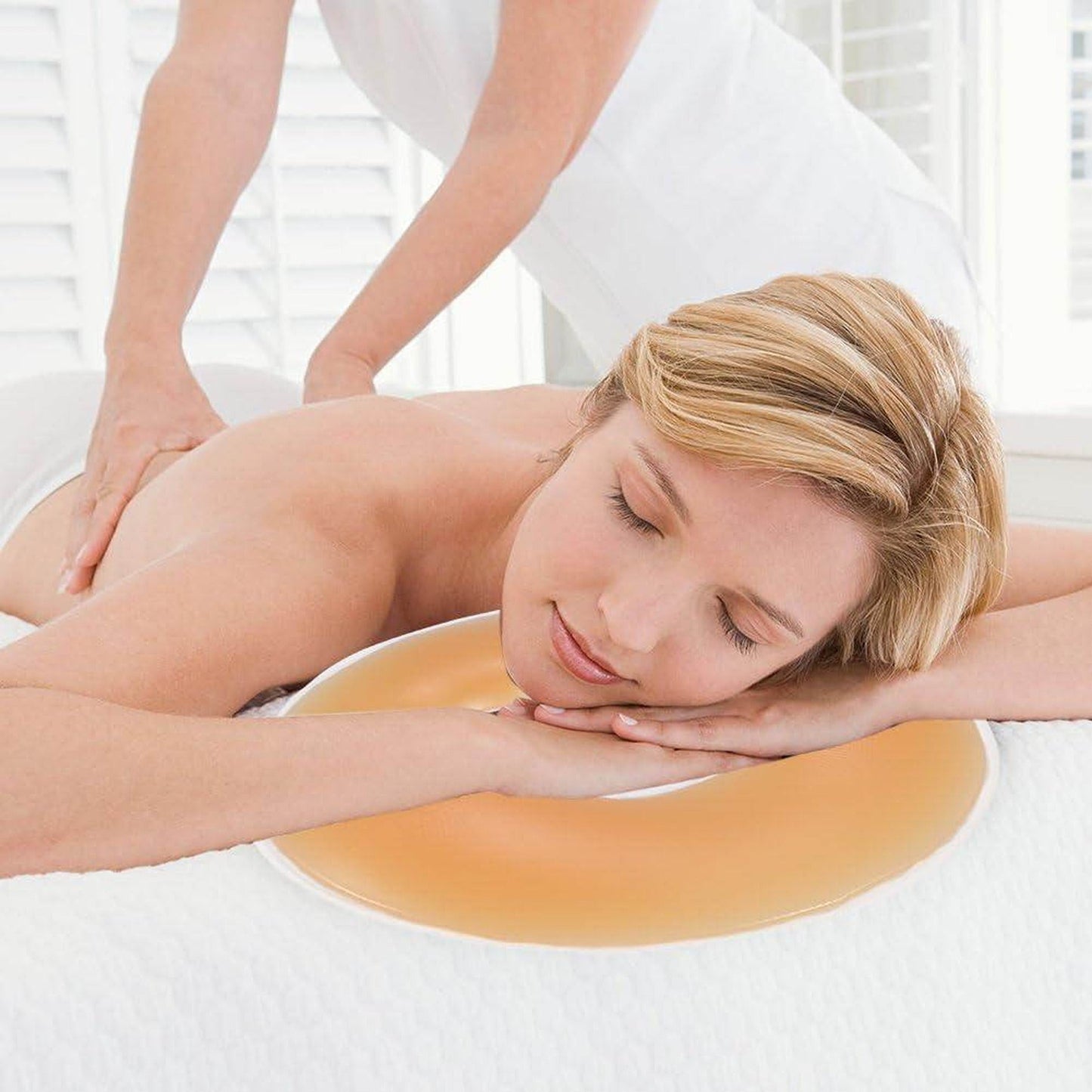 Massage Table Headrest with Soft Gel Silicone Cushion