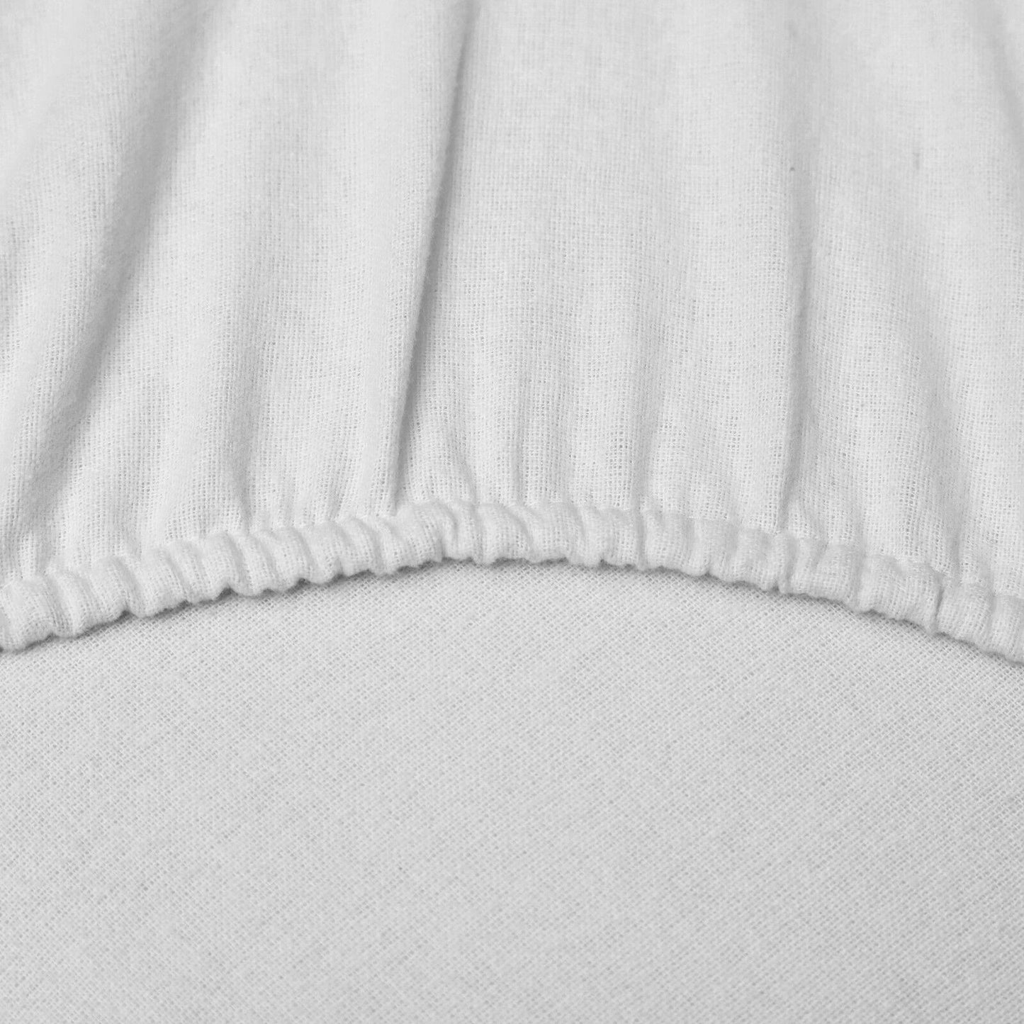 Silver Cotton Flannelette Sheets Set with Standard Pillow Case Single Double Queen King