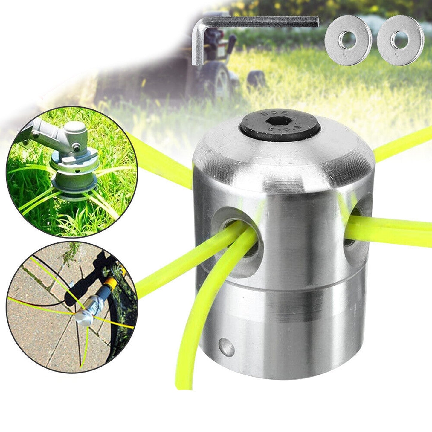 Universal Line Trimmer Replacement Head for Lawn Mowers